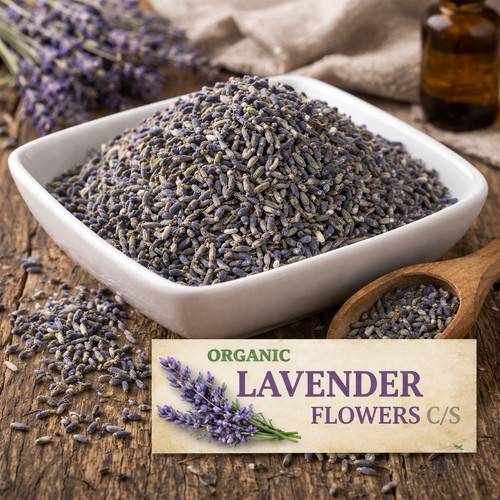 Lavender flowers dried - lavender, c/s